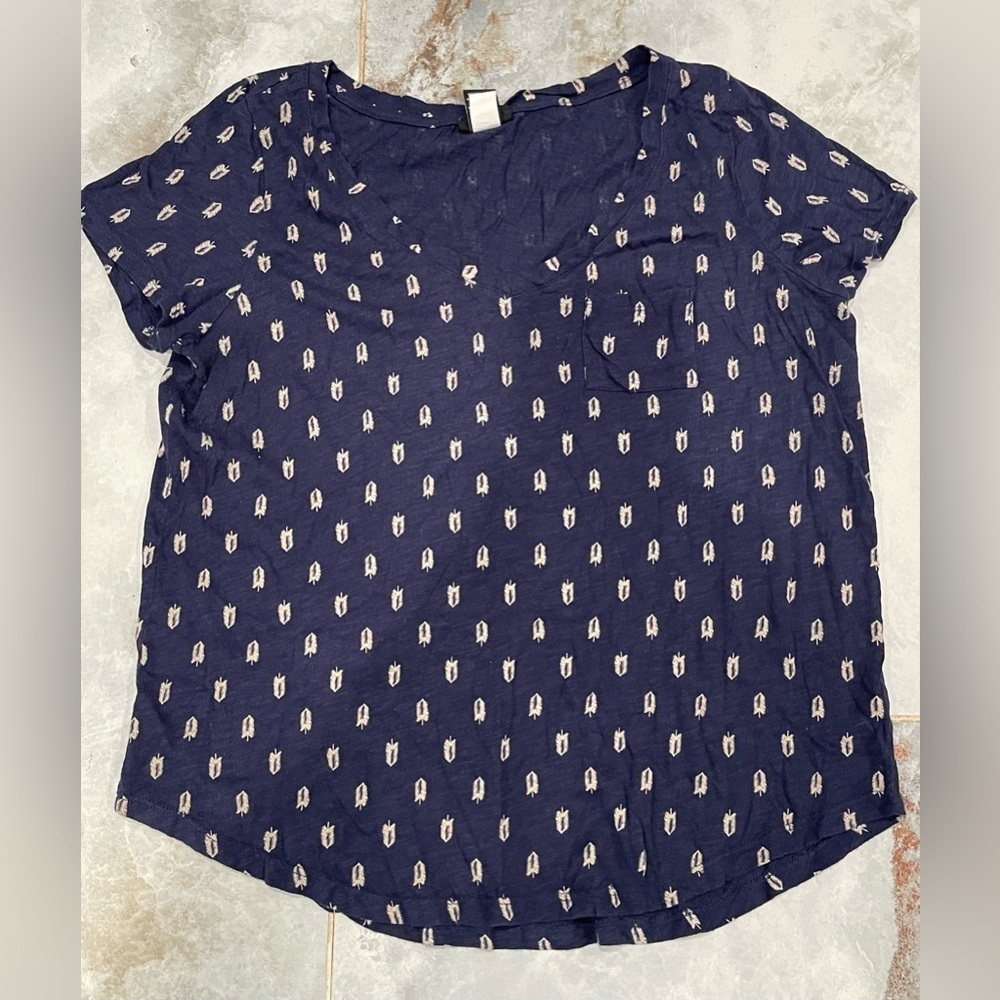 Torrid Blue Fitted Buttoned Blouse
